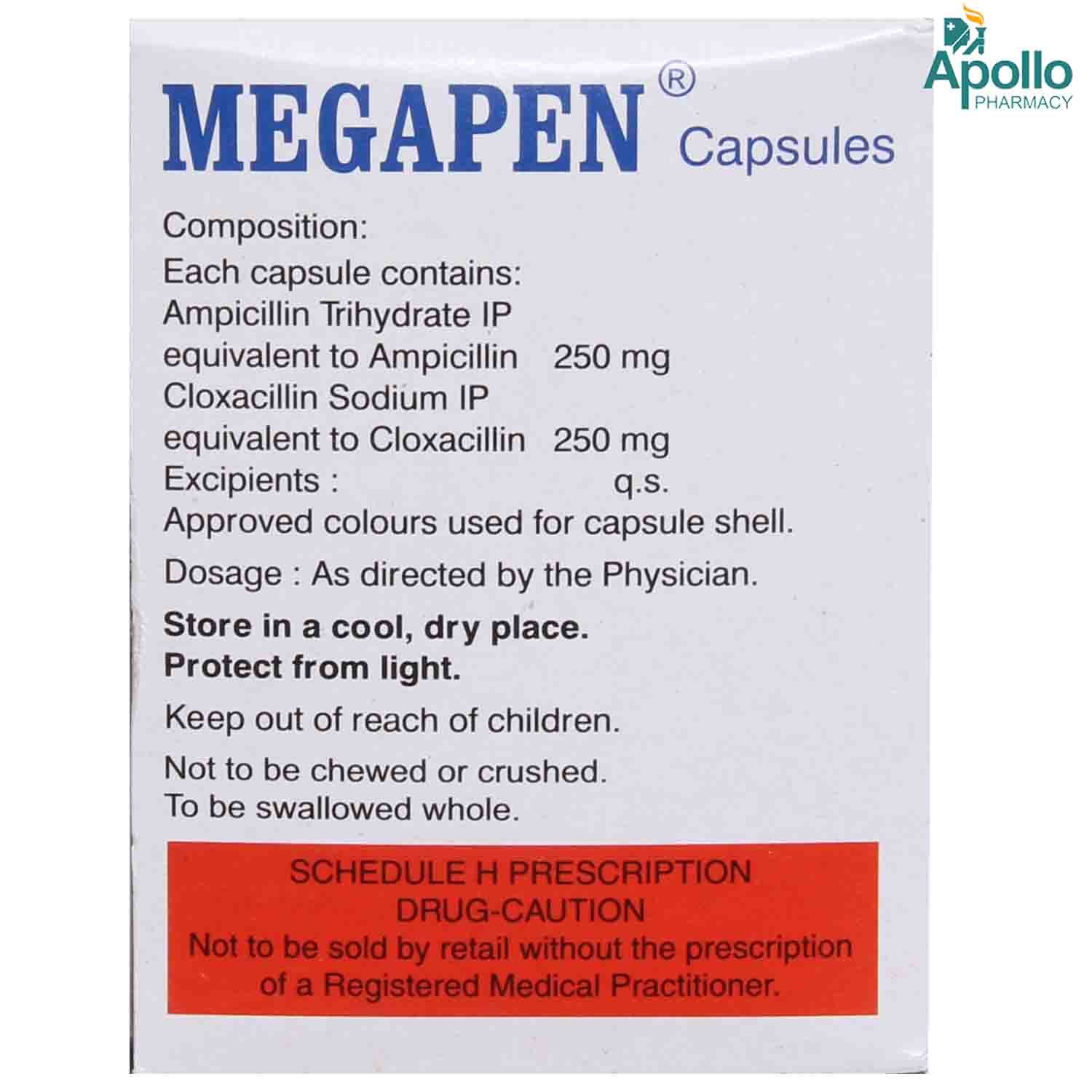 Megapen Capsule 10's, Pack of 10 CAPSULES Megapen Capsule 10's, Pack of 10 CAPSULES