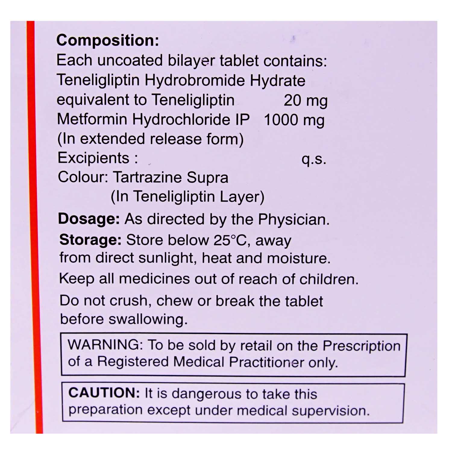 Megagliptin MF Forte Tablet 10's, Pack of 10 TABLETS Megagliptin MF Forte Tablet 10's, Pack of 10 TABLETS