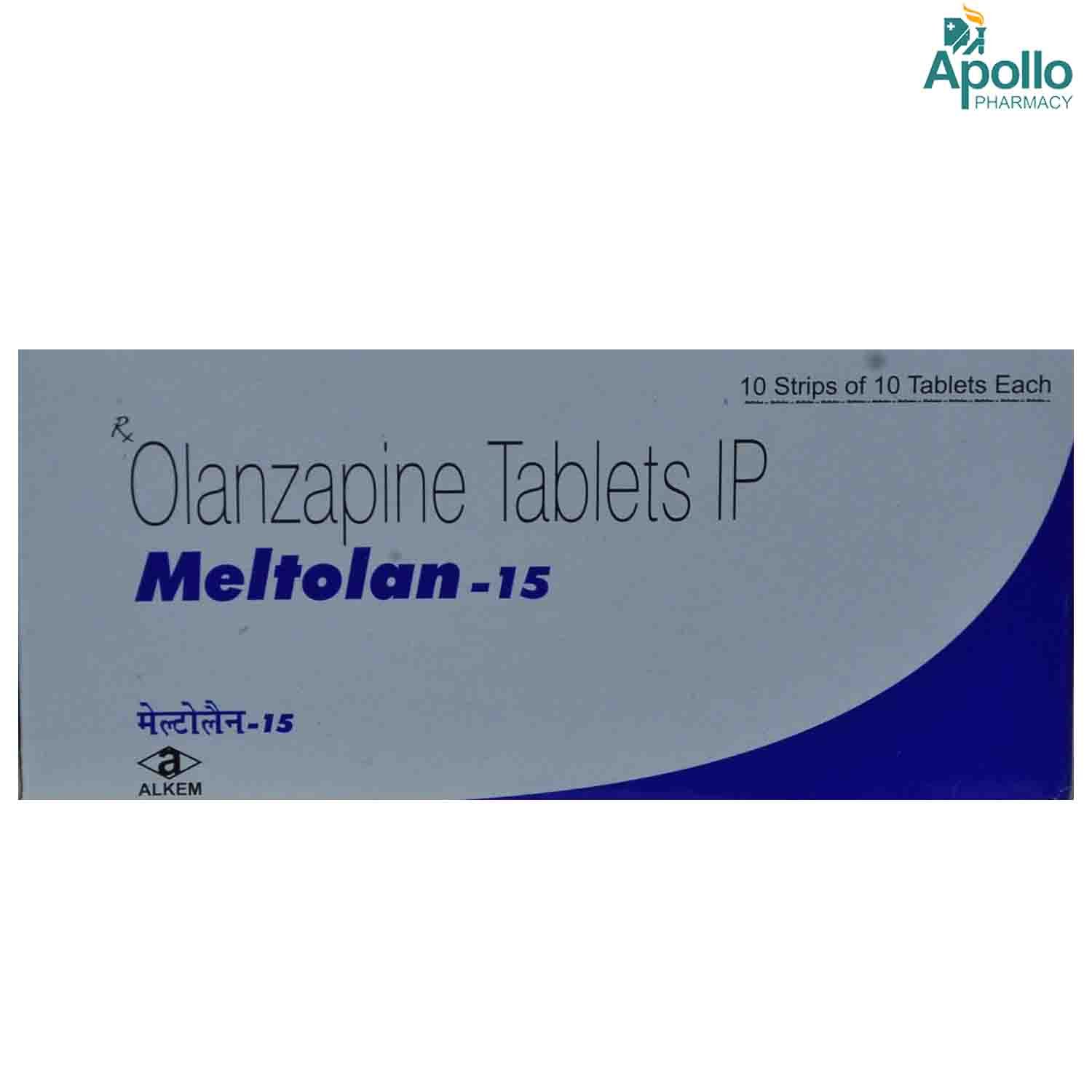 Meltolan 15 mg Tablet 10's, Pack of 10 TabletS Meltolan 15 mg Tablet 10's, Pack of 10 TabletS