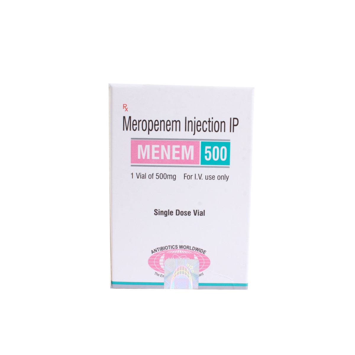 Menem 500 mg Injection 1's, Pack of 1 Injection Menem 500 mg Injection 1's, Pack of 1 Injection