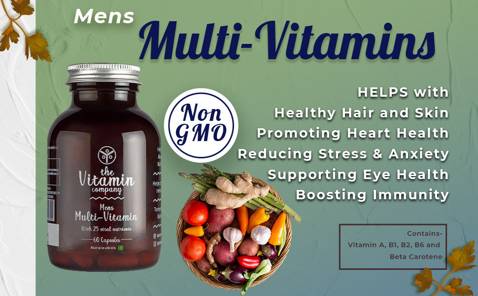 The Vitamin Company Mens Multi-Vitamin, 60 Capsules, Pack of 1 The Vitamin Company Mens Multi-Vitamin, 60 Capsules, Pack of 1