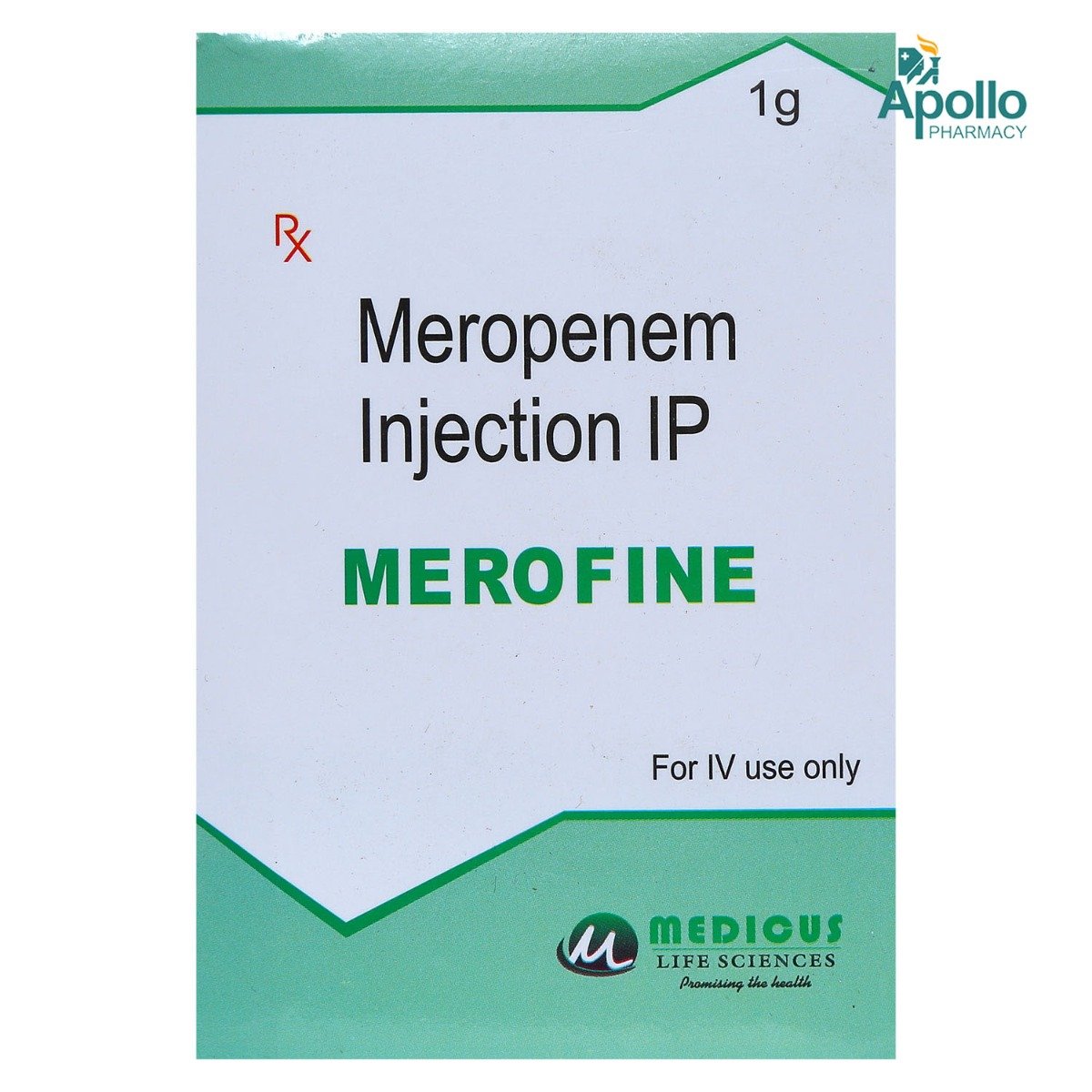 MEROFINE INJECTION 1GM, Pack of 1 INJECTION MEROFINE INJECTION 1GM, Pack of 1 INJECTION