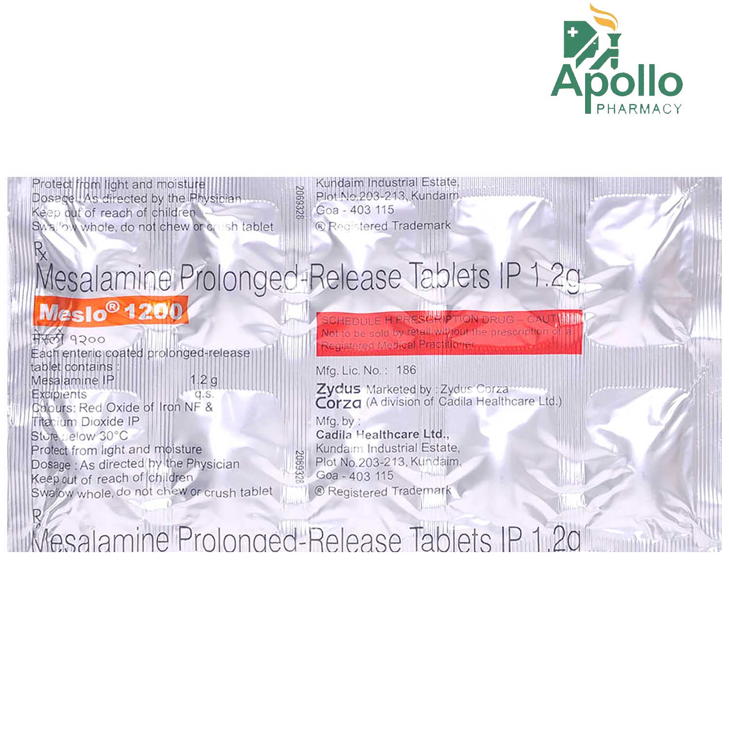 Meslo 1200 Tablet 10's, Pack of 10 TABLETS Meslo 1200 Tablet 10's, Pack of 10 TABLETS