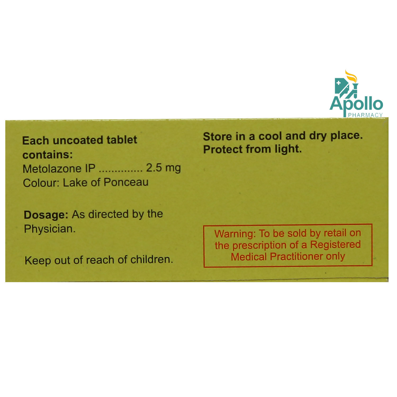 Metoz 2.5 Tablet 10's, Pack of 10 TABLETS Metoz 2.5 Tablet 10's, Pack of 10 TABLETS