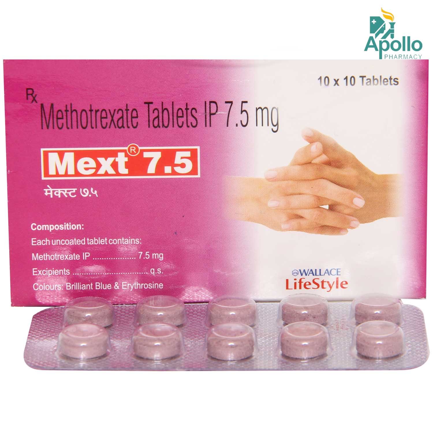 Mext 7.5 Tablet 10's, Pack of 10 TABLETS Mext 7.5 Tablet 10's, Pack of 10 TABLETS