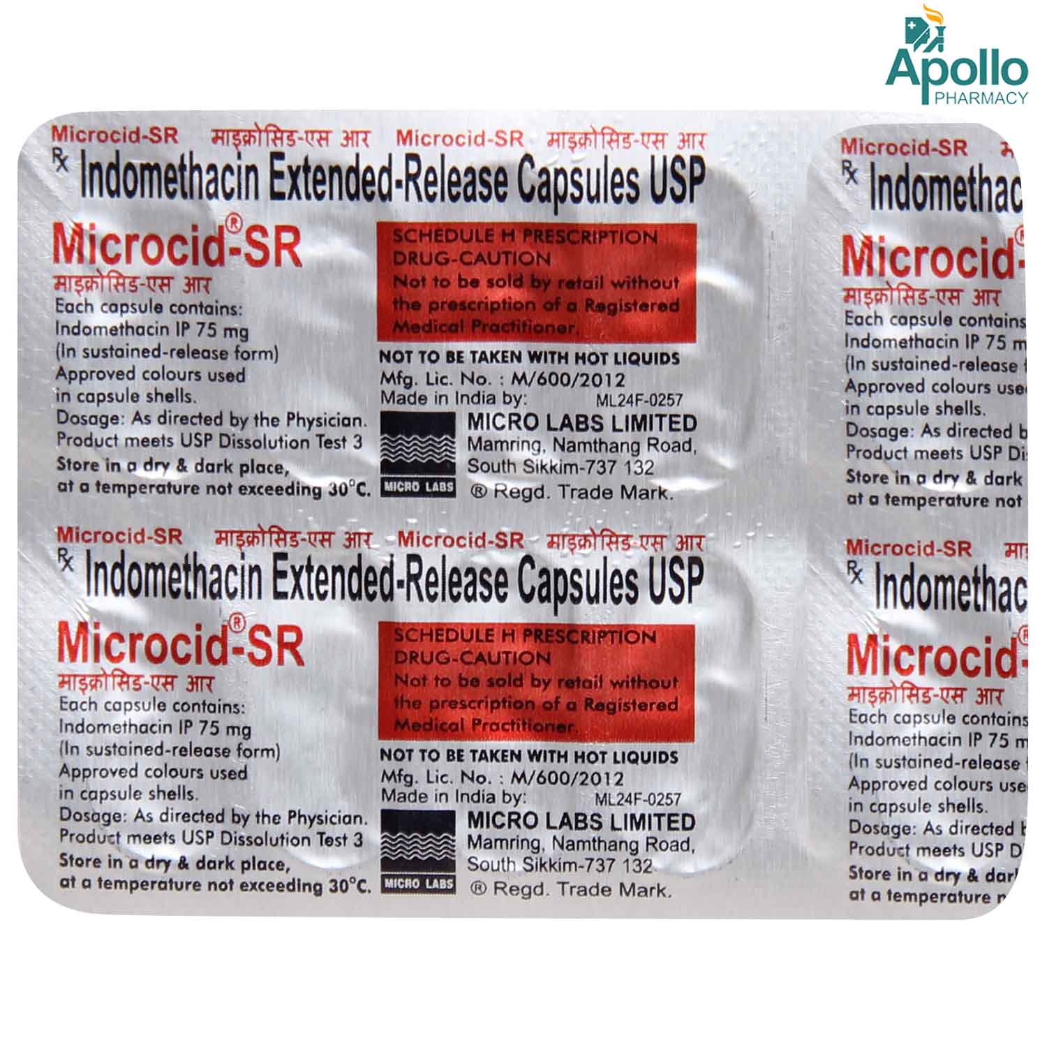 Microcid-SR Capsule 10's, Pack of 10 CAPSULES Microcid-SR Capsule 10's, Pack of 10 CAPSULES