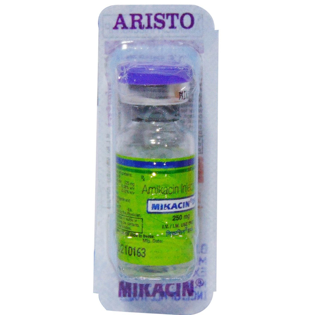 Mikacin 250 Injection 2 ml, Pack of 1 Injection Mikacin 250 Injection 2 ml, Pack of 1 Injection