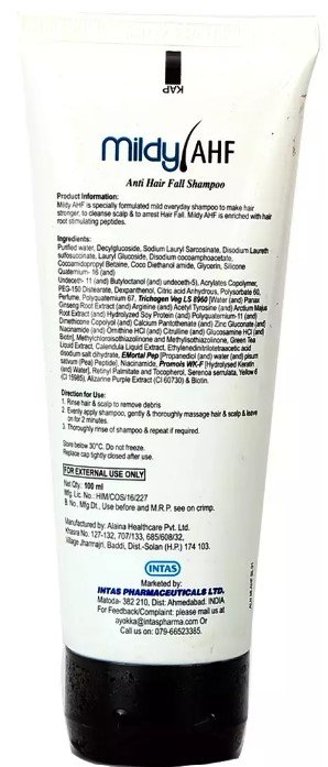 Mildy AHF Shampoo 100 ml, Pack of 1 Mildy AHF Shampoo 100 ml, Pack of 1