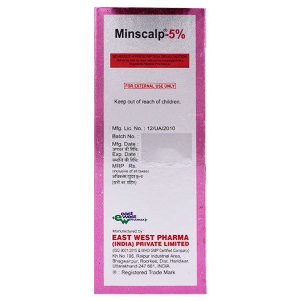 Minscalp 5% Solution 60 ml, Pack of 1 SOLUTION Minscalp 5% Solution 60 ml, Pack of 1 SOLUTION
