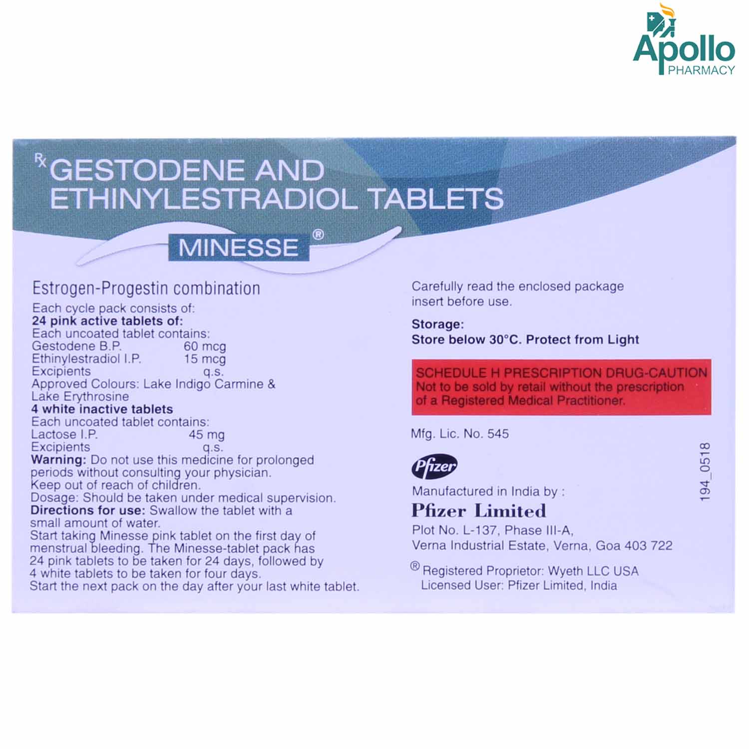 Minesse Tablet 28's, Pack of 1 Tablet Minesse Tablet 28's, Pack of 1 Tablet