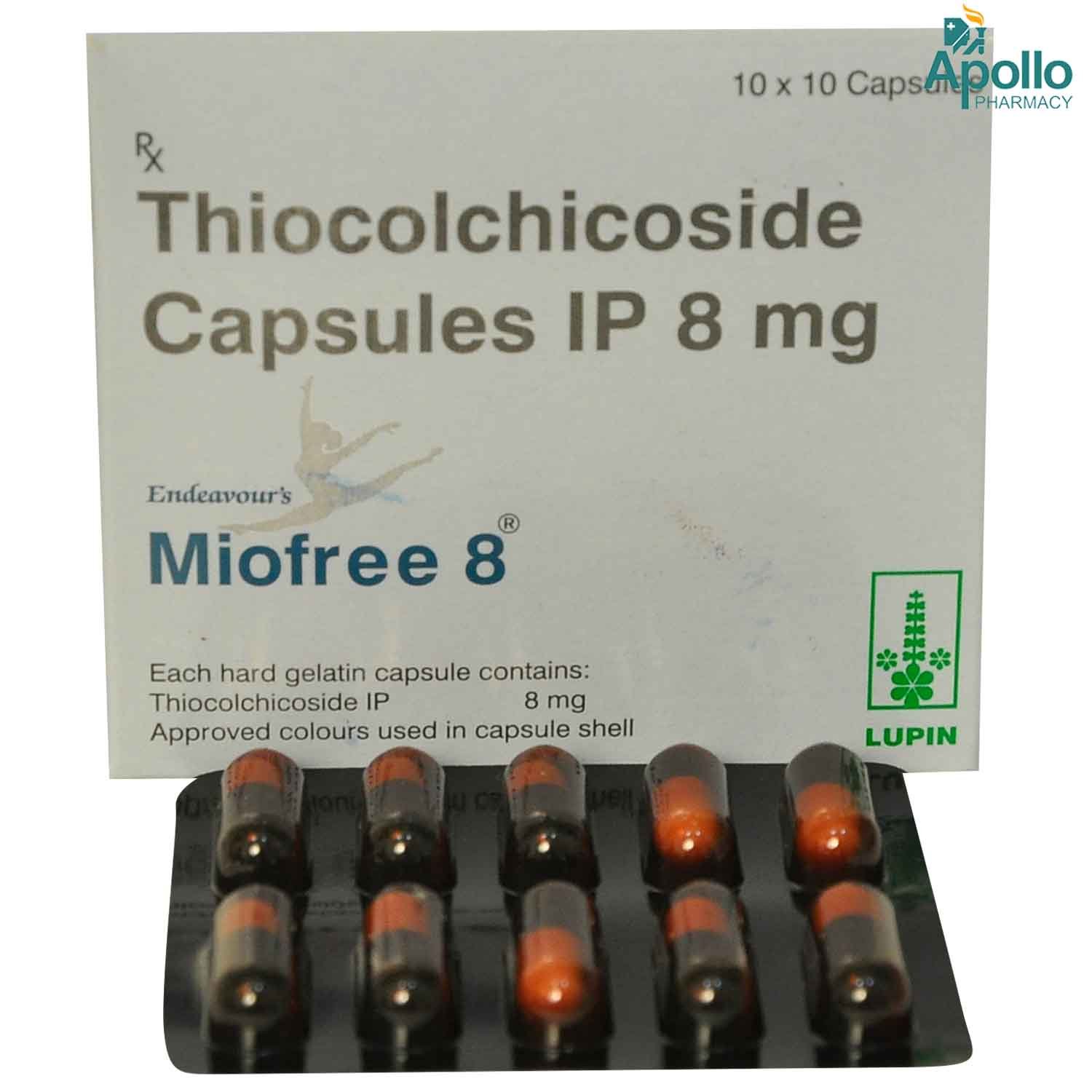 Miofree 8 Capsule 10's, Pack of 10 CAPSULES Miofree 8 Capsule 10's, Pack of 10 CAPSULES