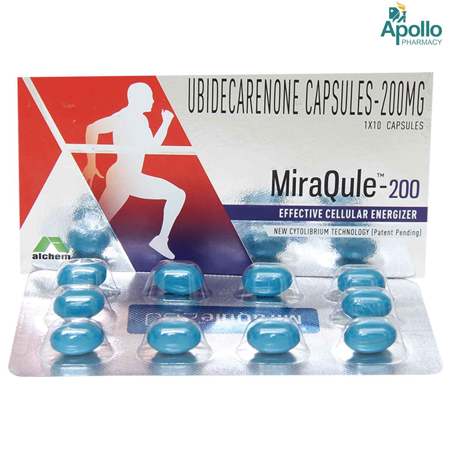 Miraqule-200 Capsule 10's, Pack of 10 CAPSULES Miraqule-200 Capsule 10's, Pack of 10 CAPSULES