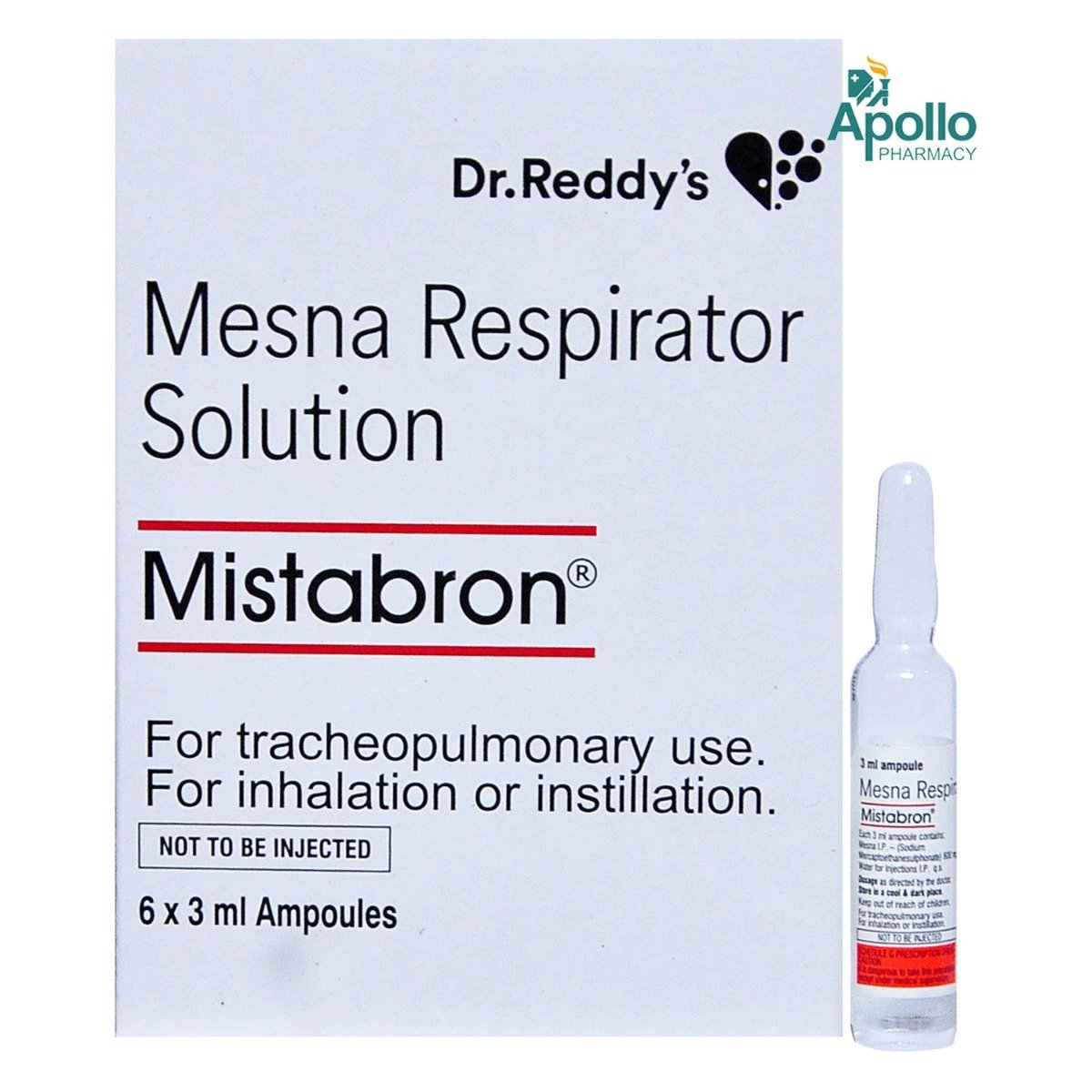 Mistabron Respirator Solution 3 ml, Pack of 1 SOLUTION Mistabron Respirator Solution 3 ml, Pack of 1 SOLUTION