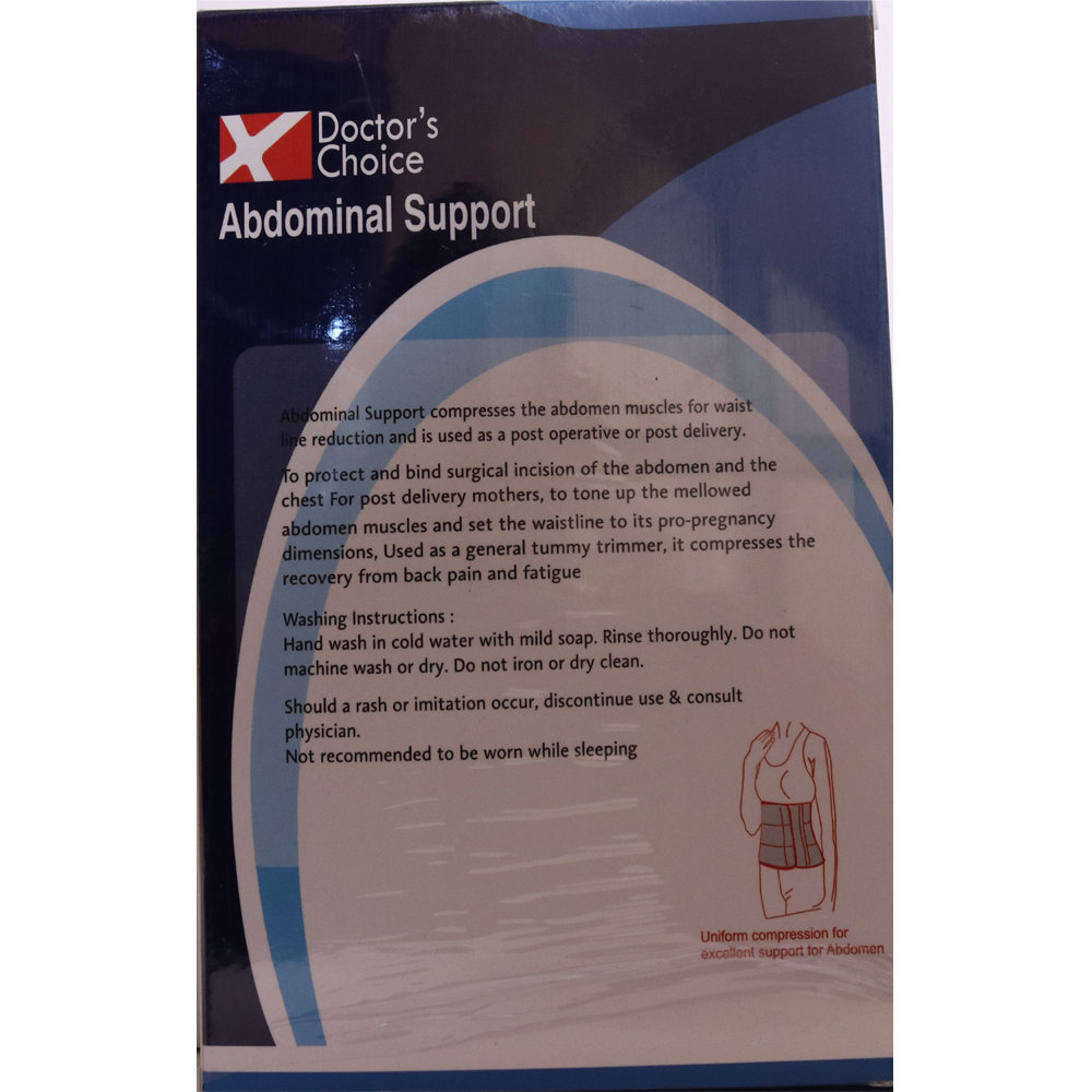 Doctor's Choice Abdominal Support Small, 1 Count, Pack of 1 Doctor's Choice Abdominal Support Small, 1 Count, Pack of 1