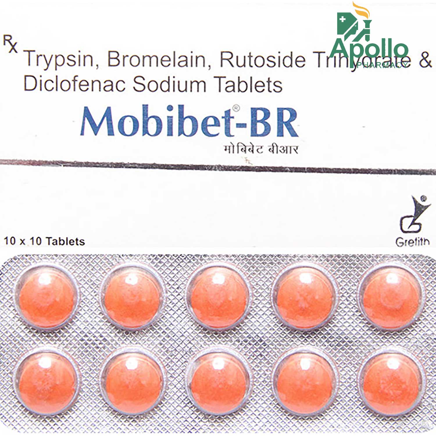 MOBIBET BR TABLET 10'S, Pack of 10 TabletS MOBIBET BR TABLET 10'S, Pack of 10 TabletS