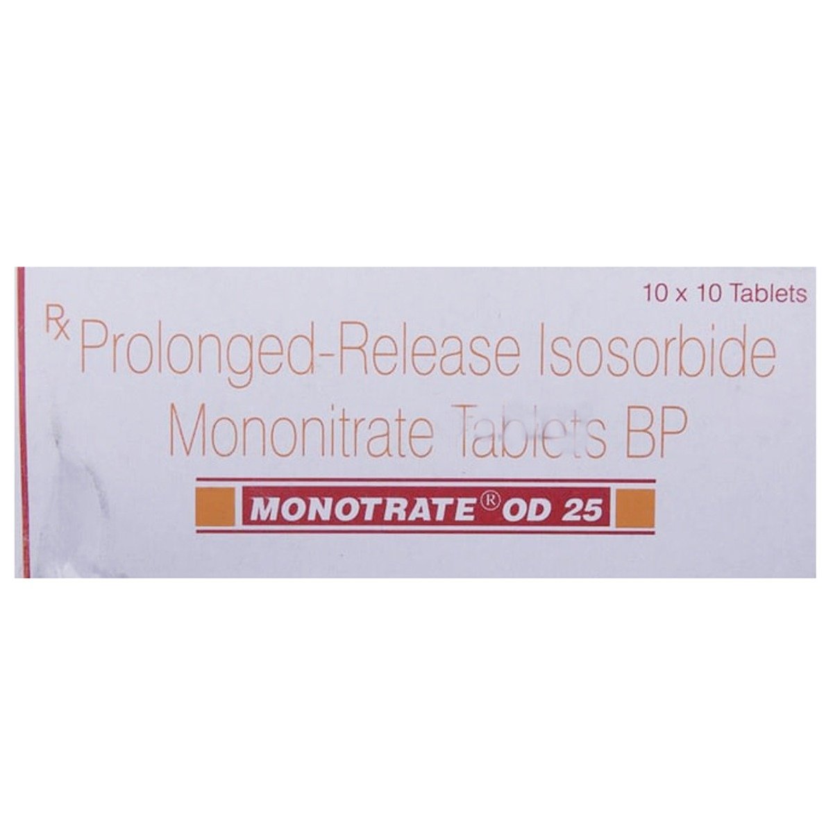 Monotrate OD 25 Tablet 10's, Pack of 10 TABLETS Monotrate OD 25 Tablet 10's, Pack of 10 TABLETS