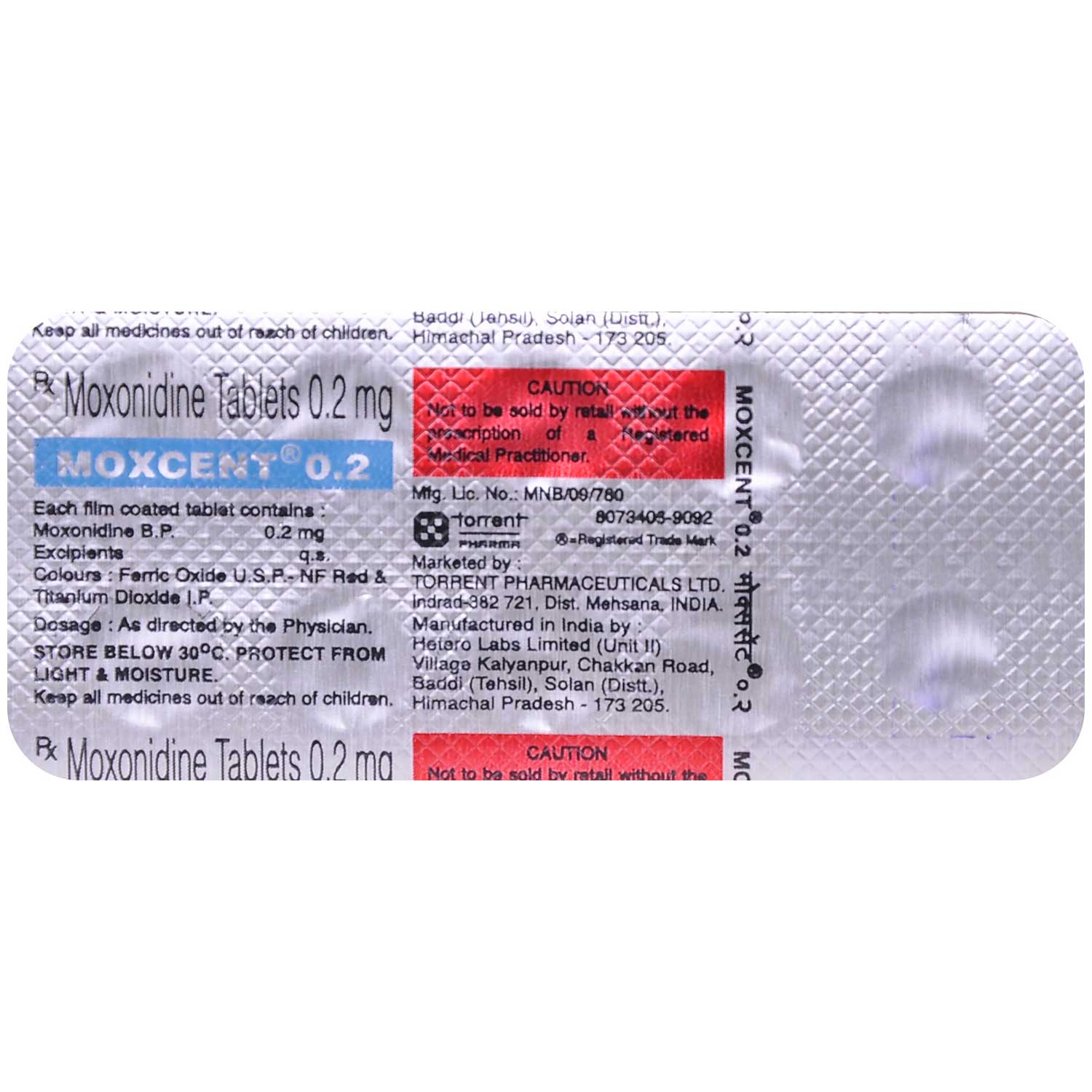 Moxcent 0.2 Tablet 10's, Pack of 10 TABLETS Moxcent 0.2 Tablet 10's, Pack of 10 TABLETS