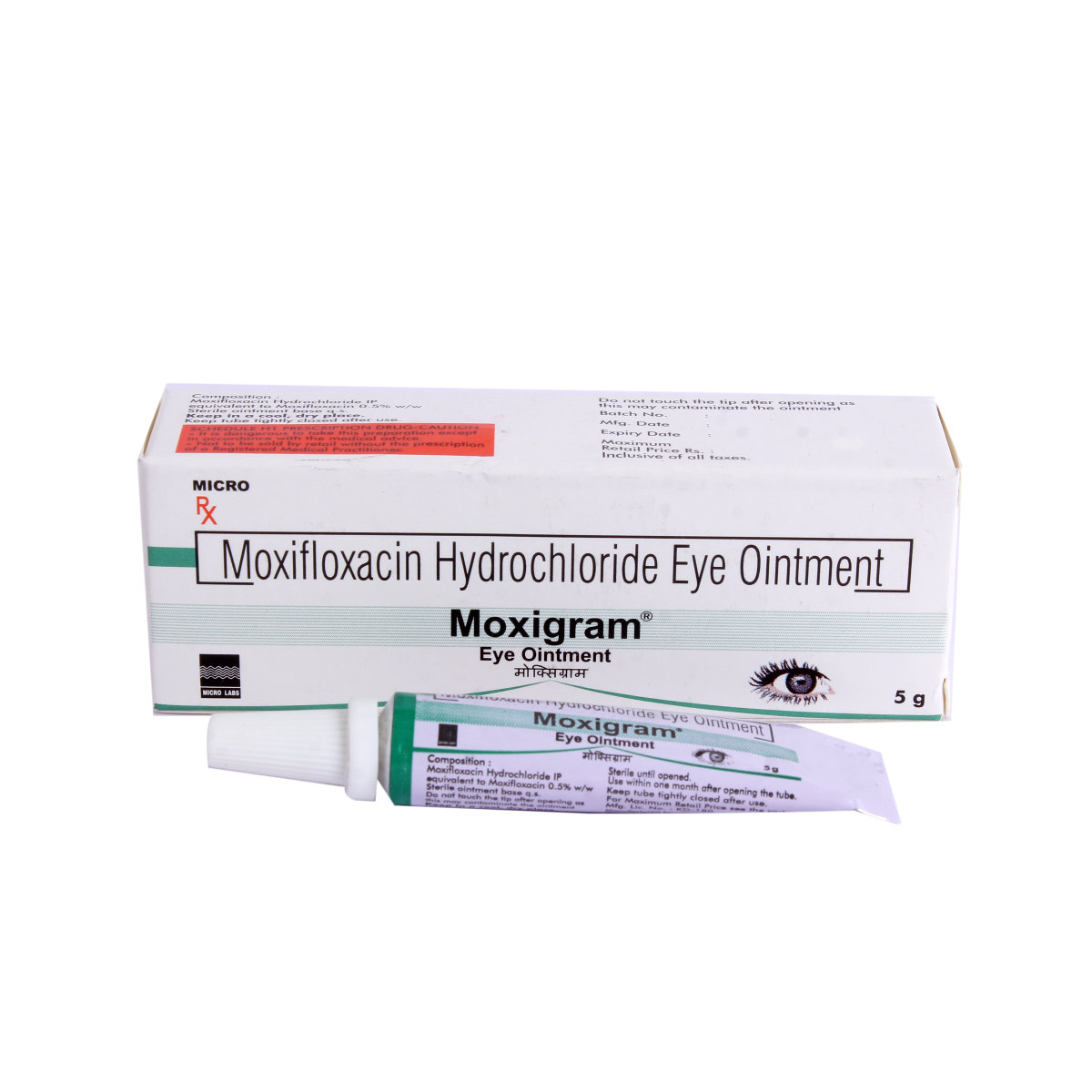 Moxigram Eye Ointment 5 gm, Pack of 1 OINTMENT Moxigram Eye Ointment 5 gm, Pack of 1 OINTMENT