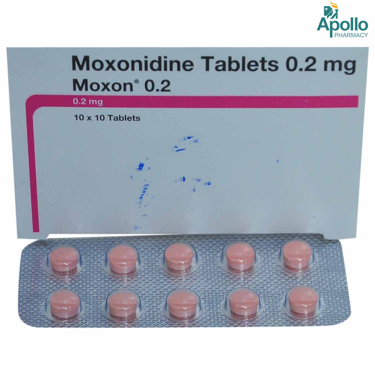 Moxon 0.2 Tablet 10's, Pack of 10 TabletS Moxon 0.2 Tablet 10's, Pack of 10 TabletS