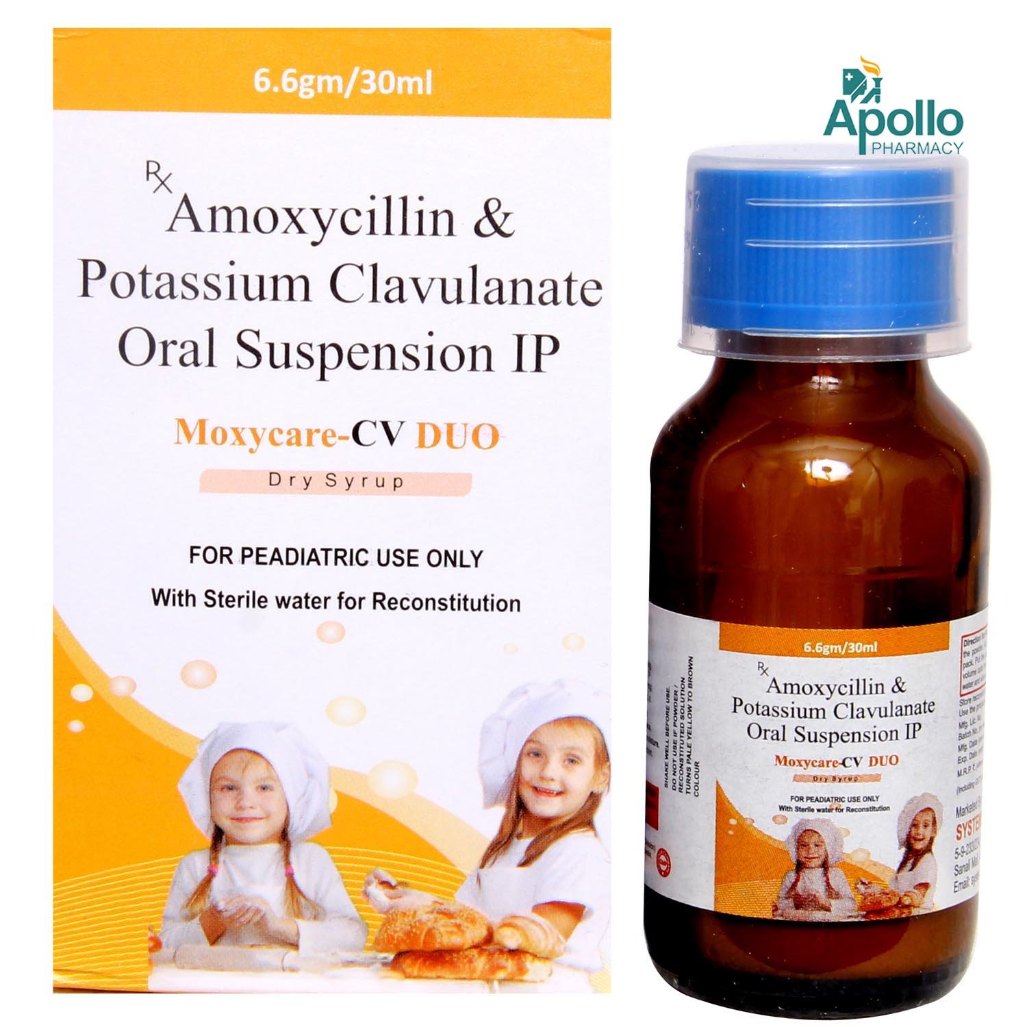 Moxycare-CV DUO Suspension 30 ml, Pack of 1 Suspension Moxycare-CV DUO Suspension 30 ml, Pack of 1 Suspension