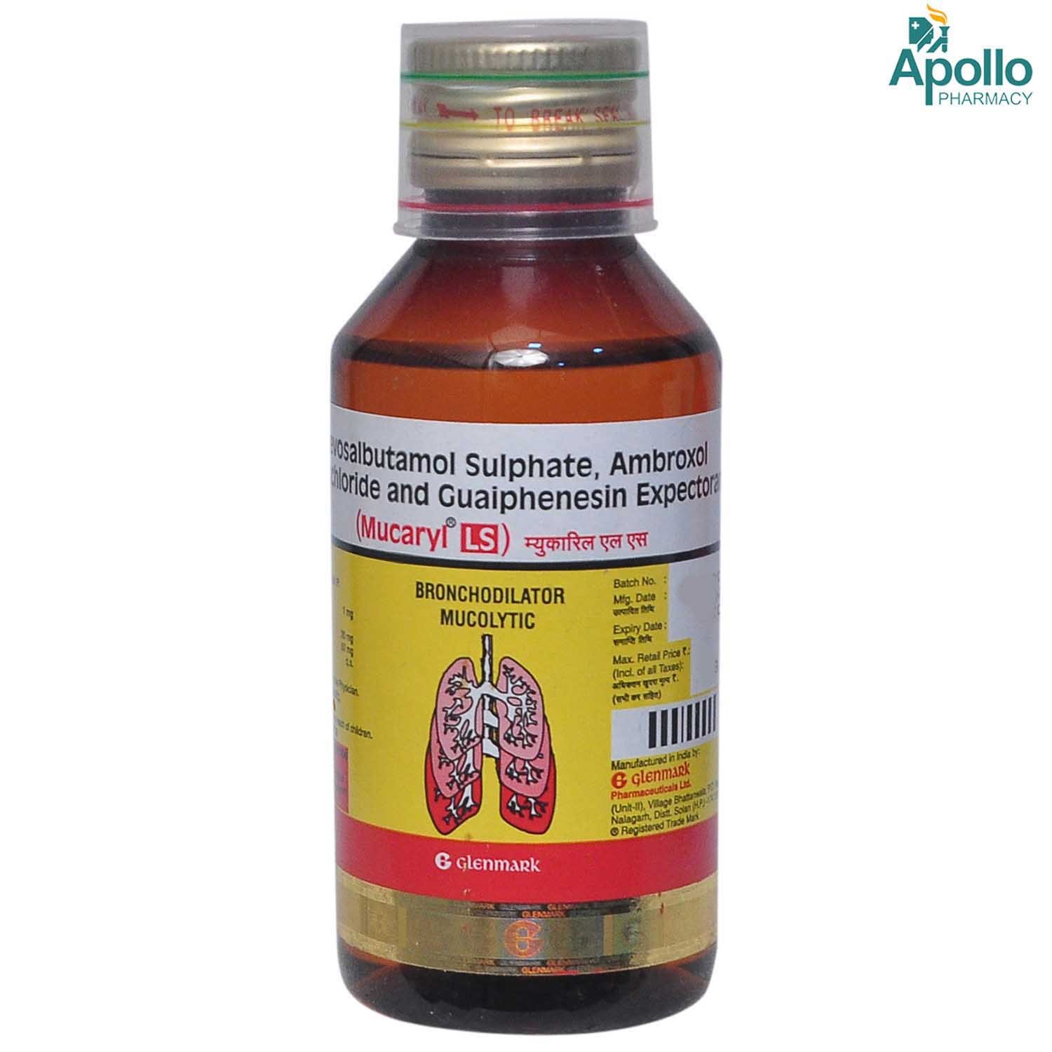 Mucaryl LS Expectorant 100 ml, Pack of 1 Expectorant Mucaryl LS Expectorant 100 ml, Pack of 1 Expectorant