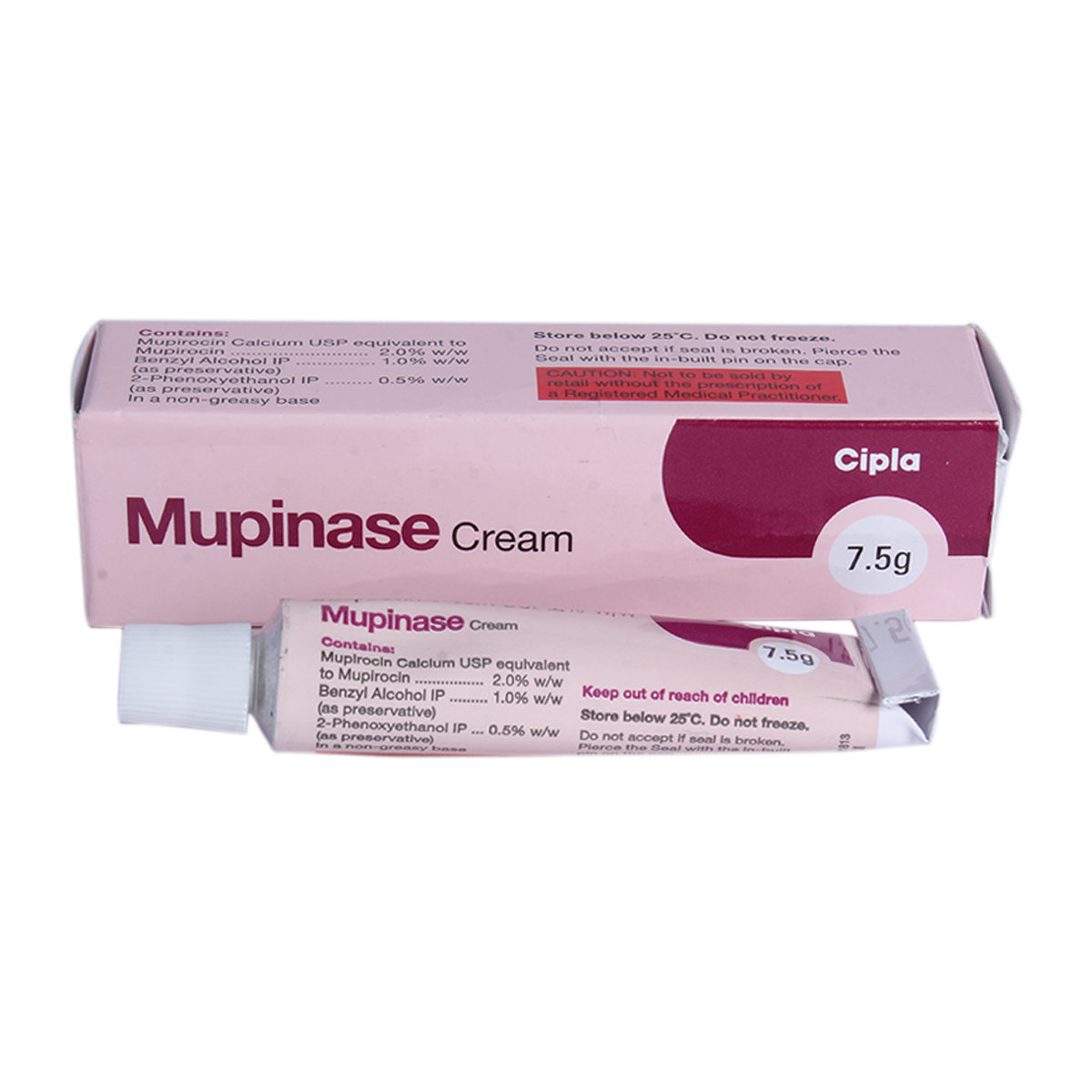 Mupinase Cream 7.5 gm, Pack of 1 CREAM Mupinase Cream 7.5 gm, Pack of 1 CREAM