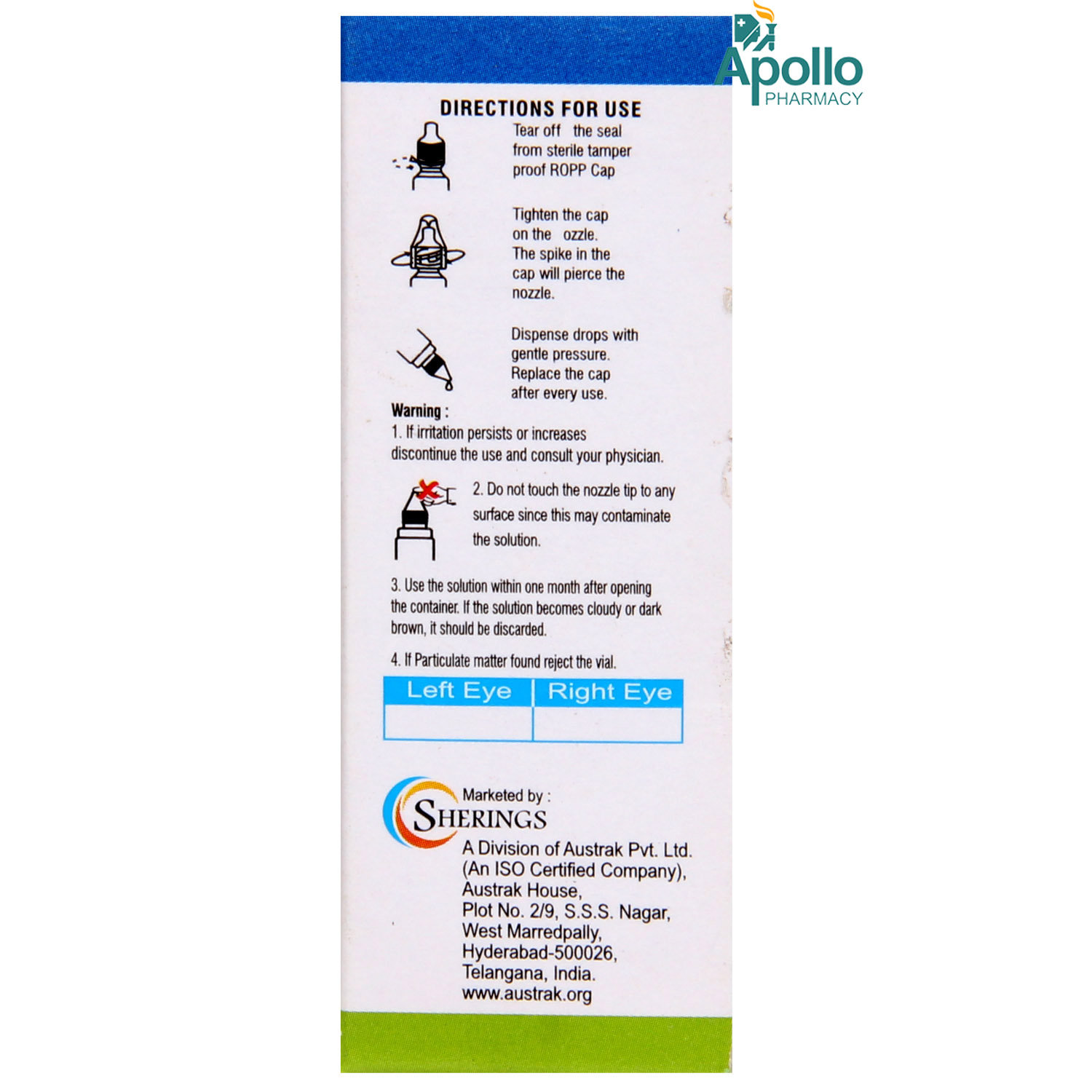 Myostop Eye Drops 5 ml, Pack of 1 EYE DROPS Myostop Eye Drops 5 ml, Pack of 1 EYE DROPS