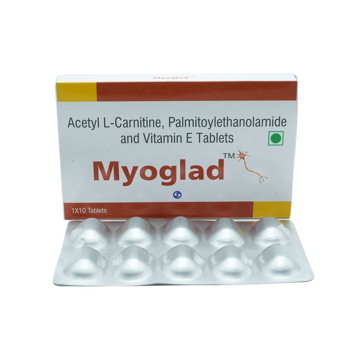 Myoglad Tablet 10's, Pack of 10 TabletS Myoglad Tablet 10's, Pack of 10 TabletS