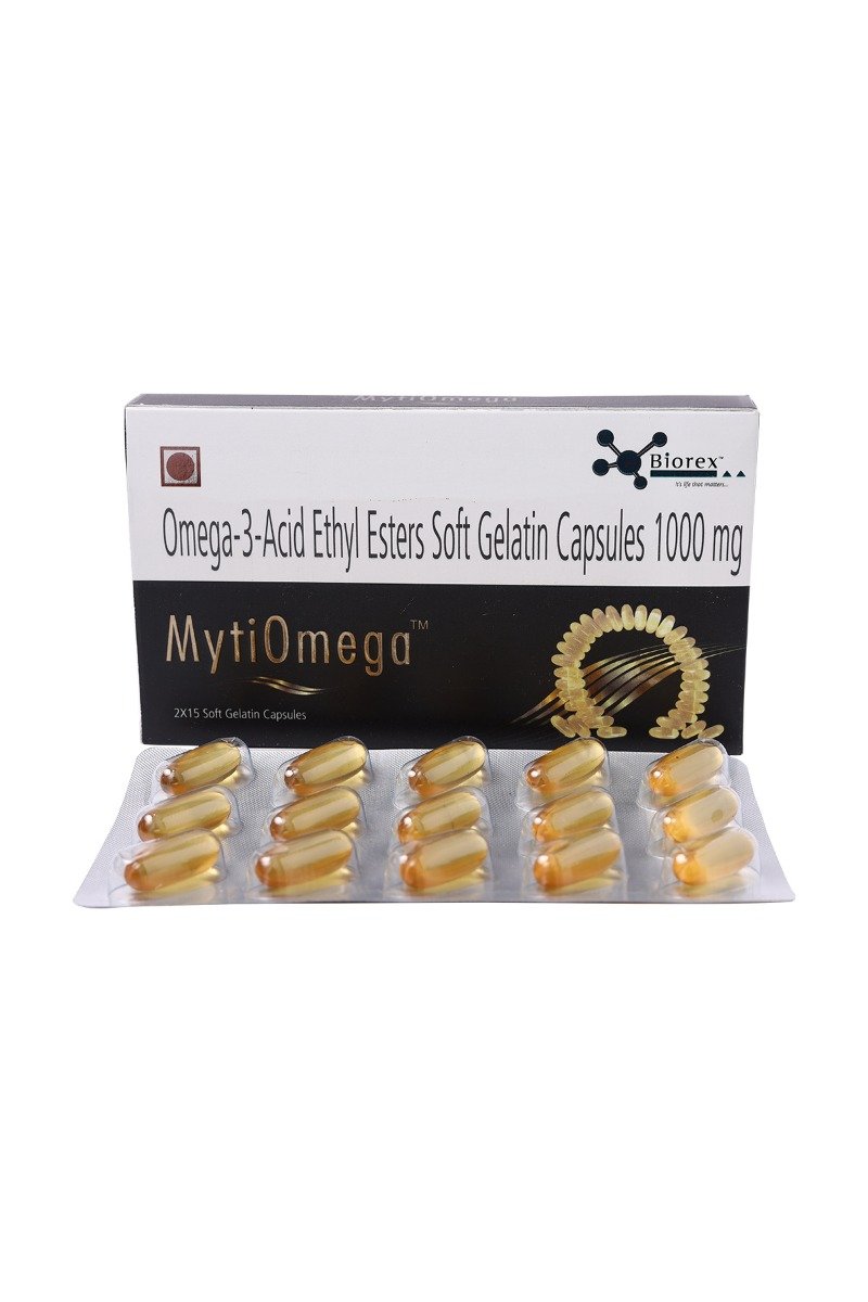 Mytiomega Soft Gelatin Capsule 15's, Pack of 15 CAPSULES Mytiomega Soft Gelatin Capsule 15's, Pack of 15 CAPSULES
