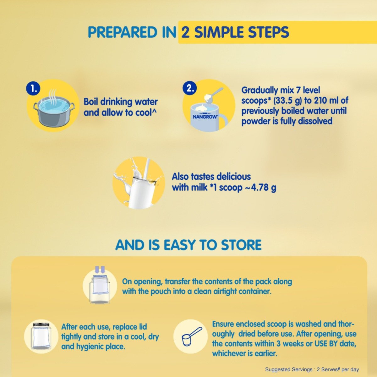 Nestle Nangrow Creamy Vanilla Flavour Nutrition Powder, 400 gm Refill Pack, Pack of 1 Nestle Nangrow Creamy Vanilla Flavour Nutrition Powder, 400 gm Refill Pack, Pack of 1