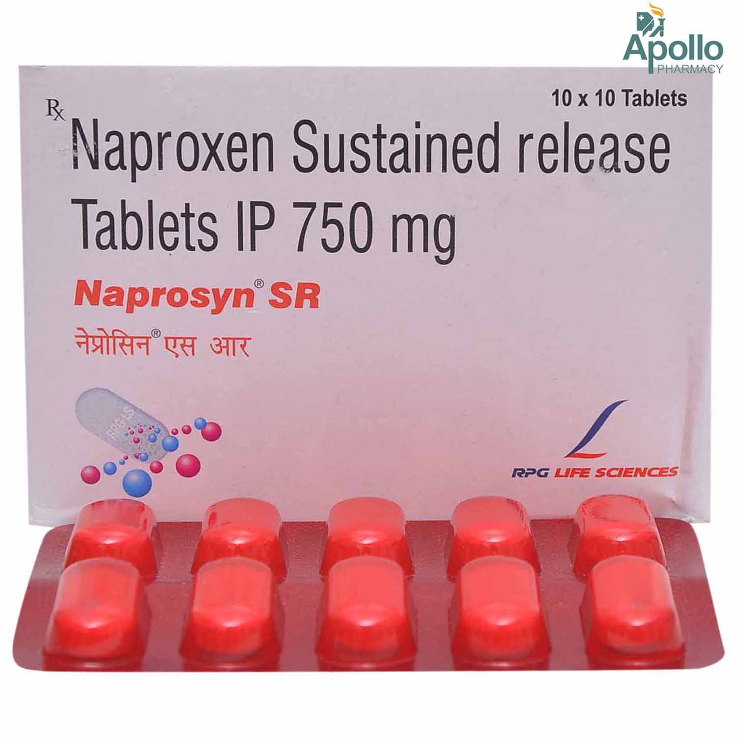 Naprosyn SR Tablet 10's, Pack of 10 TABLETS Naprosyn SR Tablet 10's, Pack of 10 TABLETS