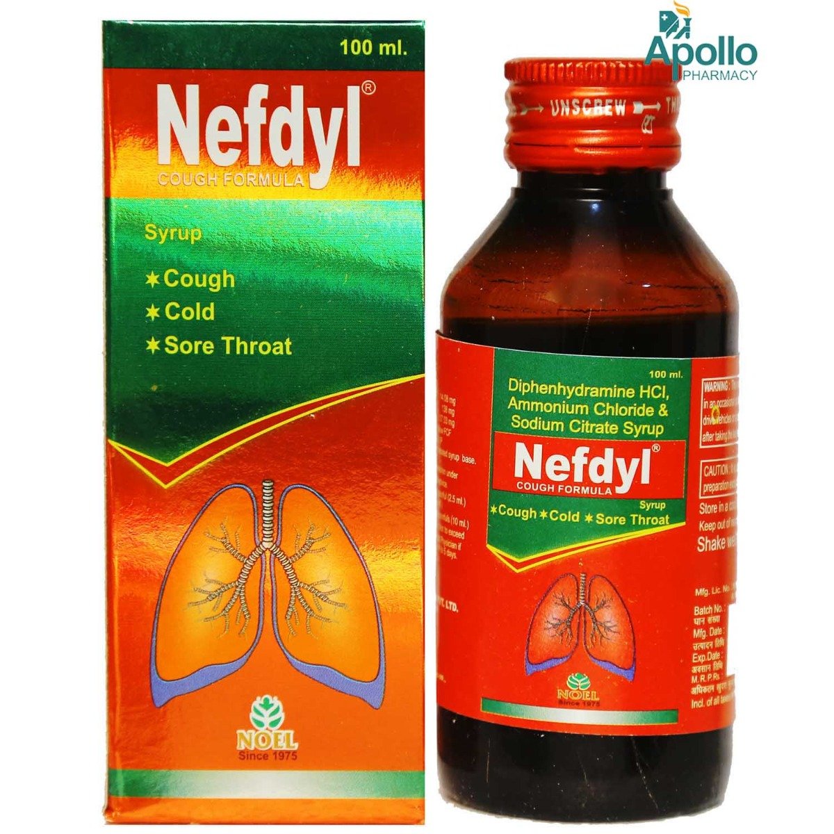 Nefdyl Syrup 100 ml, Pack of 1 Nefdyl Syrup 100 ml, Pack of 1