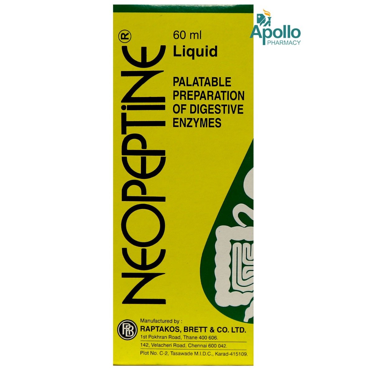 Neopeptine Liquid 60 ml, Pack of 1 LIQUID Neopeptine Liquid 60 ml, Pack of 1 LIQUID