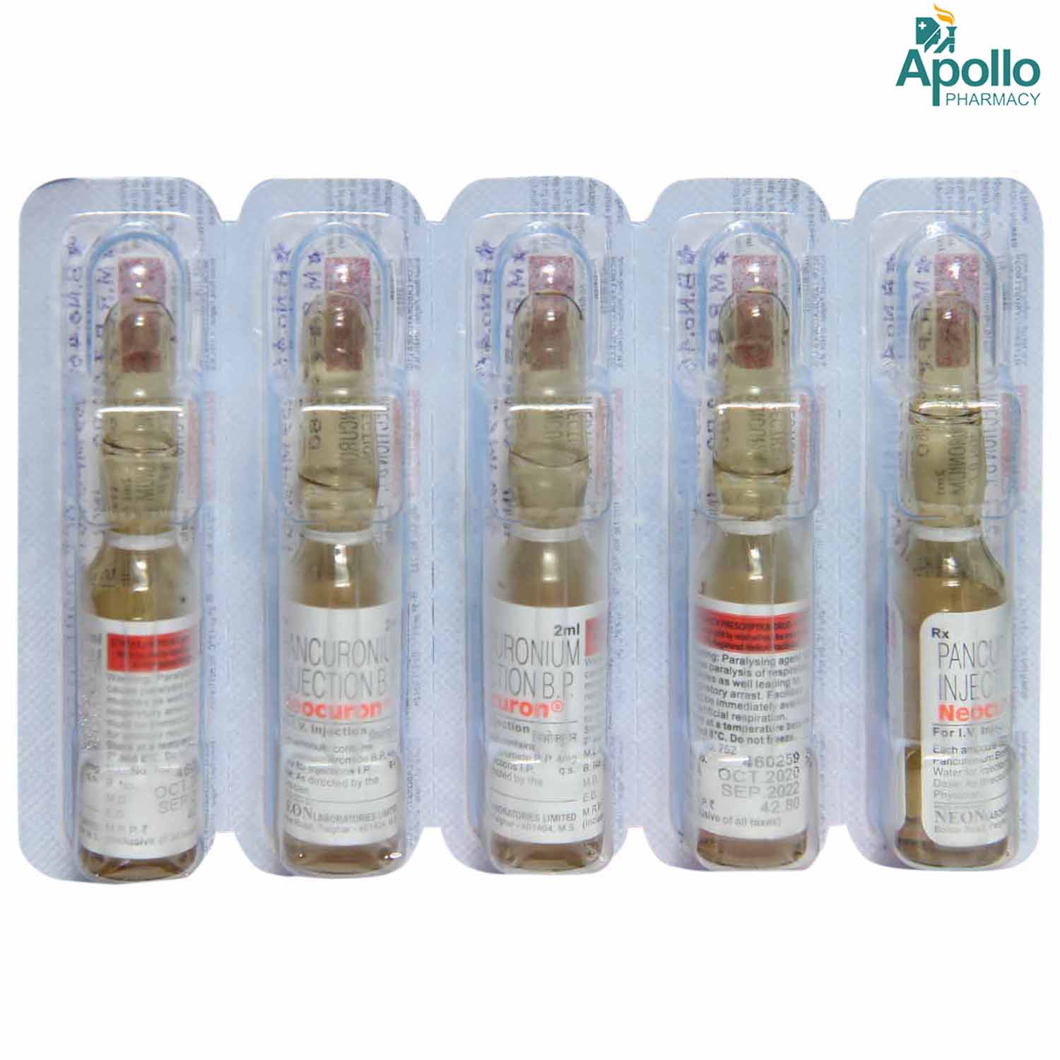 Neocuron 4 mg Injection 2 ml, Pack of 1 Injection Neocuron 4 mg Injection 2 ml, Pack of 1 Injection