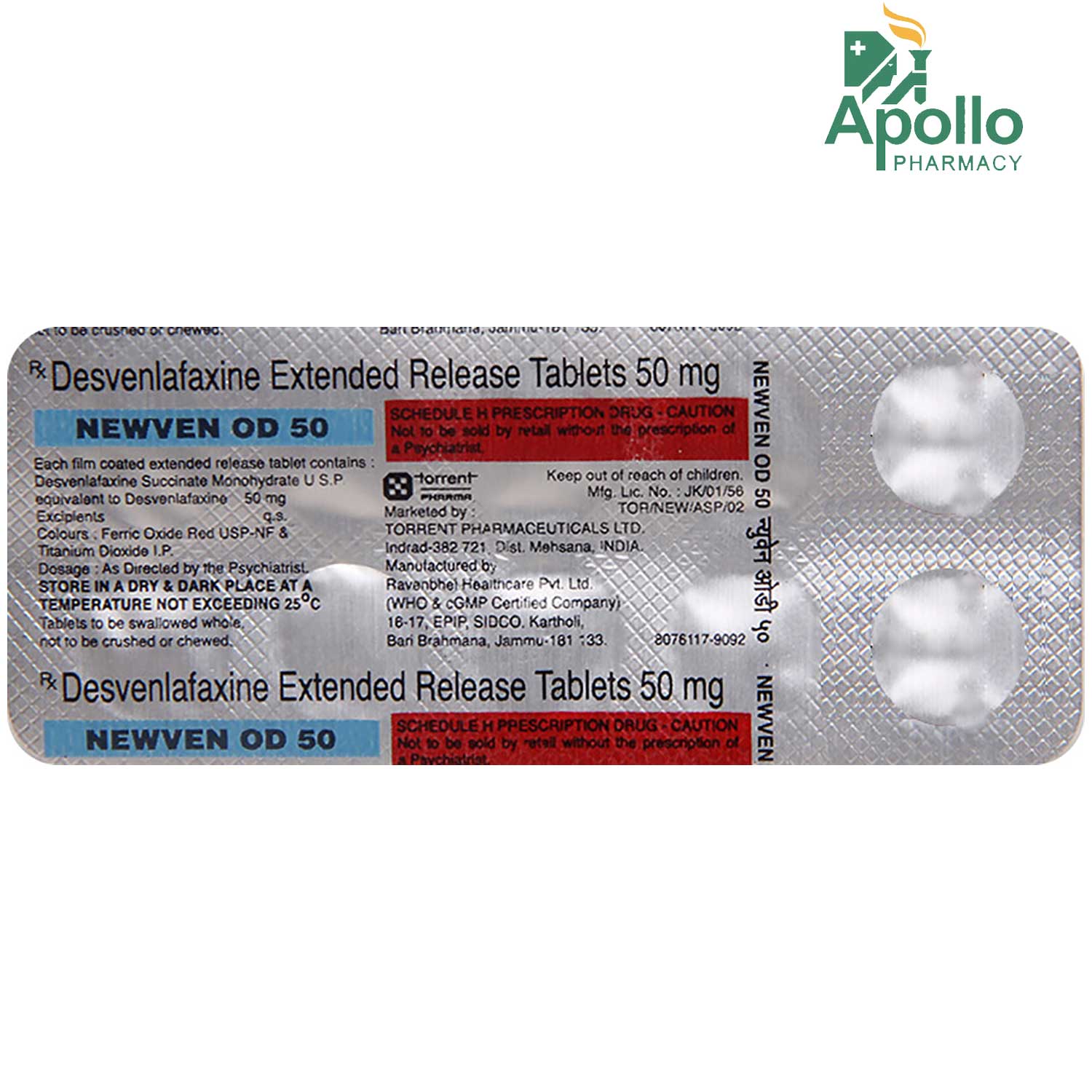 Newven OD 50 Tablet 10's, Pack of 10 TabletS Newven OD 50 Tablet 10's, Pack of 10 TabletS