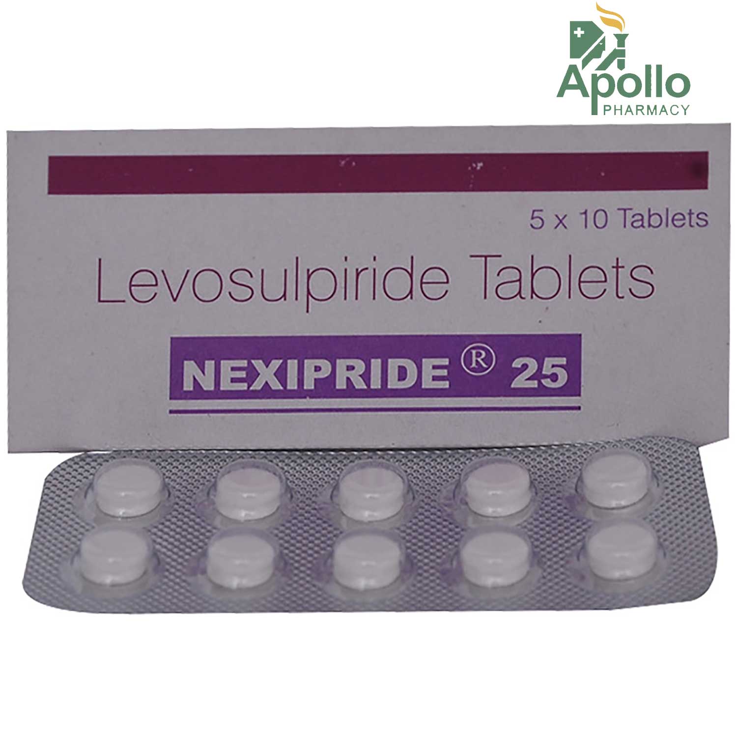 NEXIPRIDE 25MG TABLET, Pack of 10 TABLETS NEXIPRIDE 25MG TABLET, Pack of 10 TABLETS