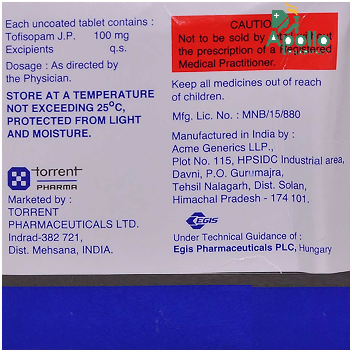 Nextril 100 Tablet 10's, Pack of 10 TABLETS Nextril 100 Tablet 10's, Pack of 10 TABLETS