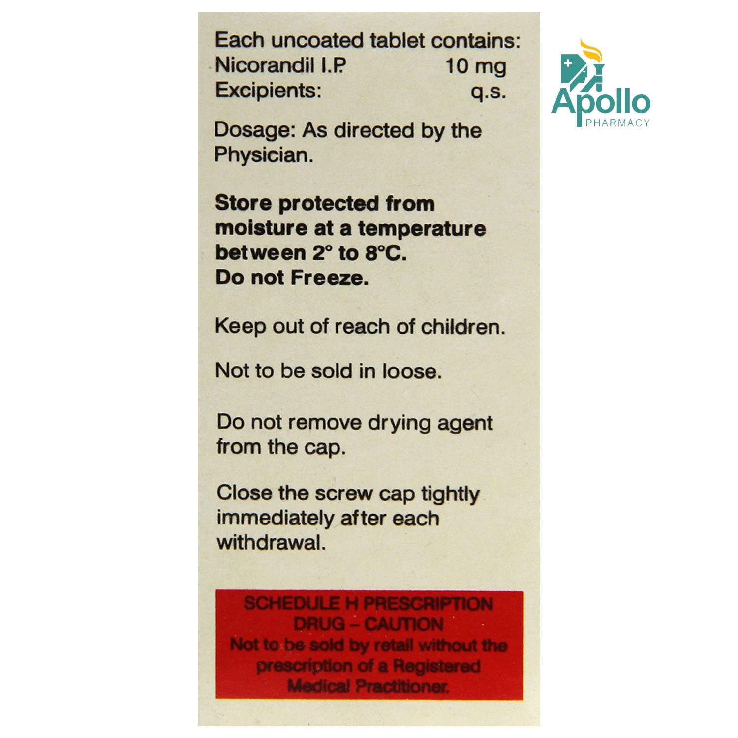 Nicostar 10 mg Tablet 30's, Pack of 1 TABLET Nicostar 10 mg Tablet 30's, Pack of 1 TABLET