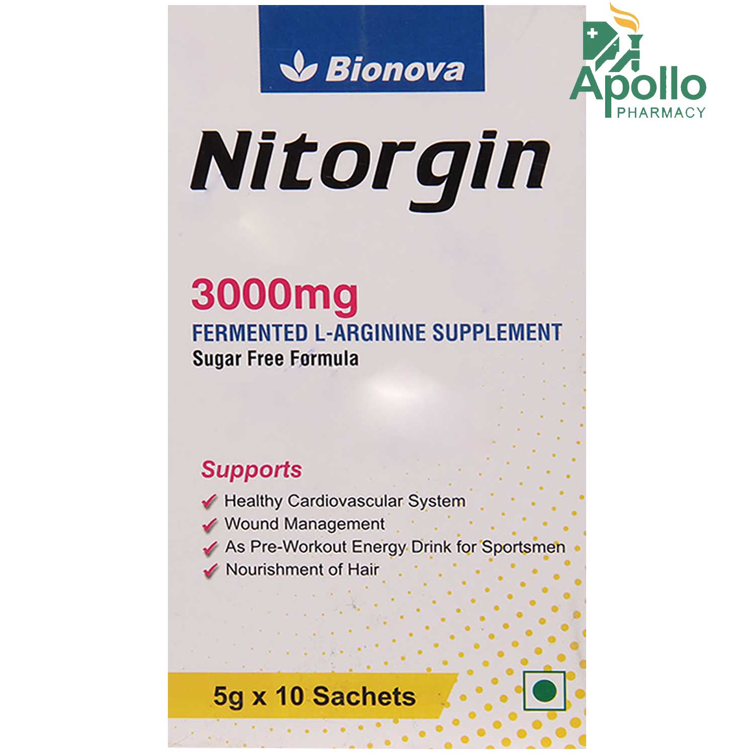 NITORGIN Sugar FREE SACHET 5G, Pack of 1 Powder NITORGIN Sugar FREE SACHET 5G, Pack of 1 Powder