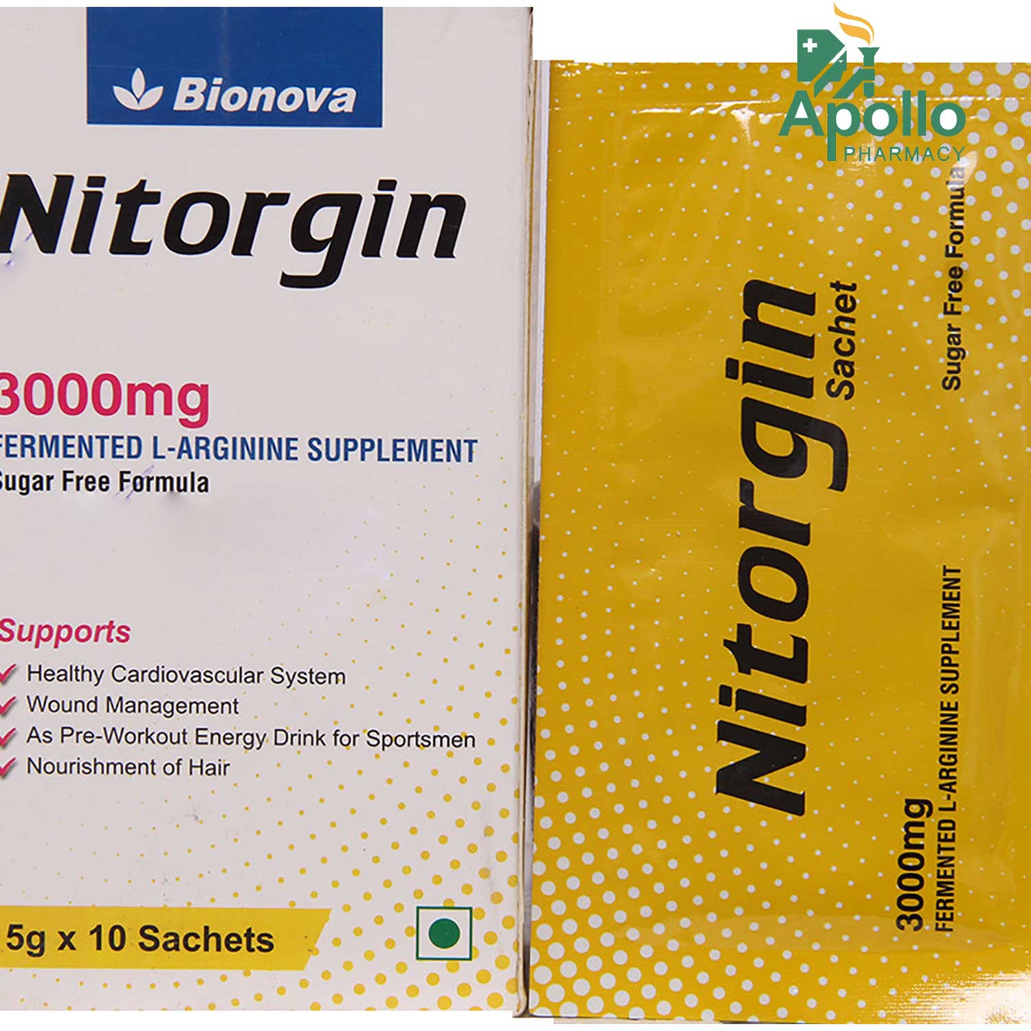 NITORGIN Sugar FREE SACHET 5G, Pack of 1 Powder NITORGIN Sugar FREE SACHET 5G, Pack of 1 Powder