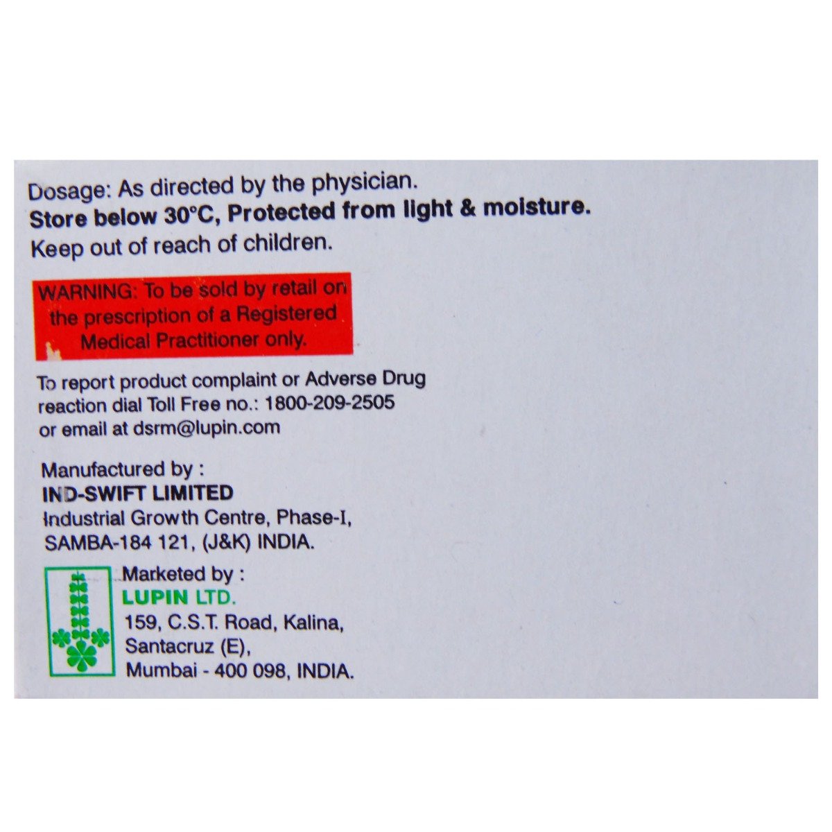 NIZONIDE DT 200MG TABLET, Pack of 6 TABLETS NIZONIDE DT 200MG TABLET, Pack of 6 TABLETS