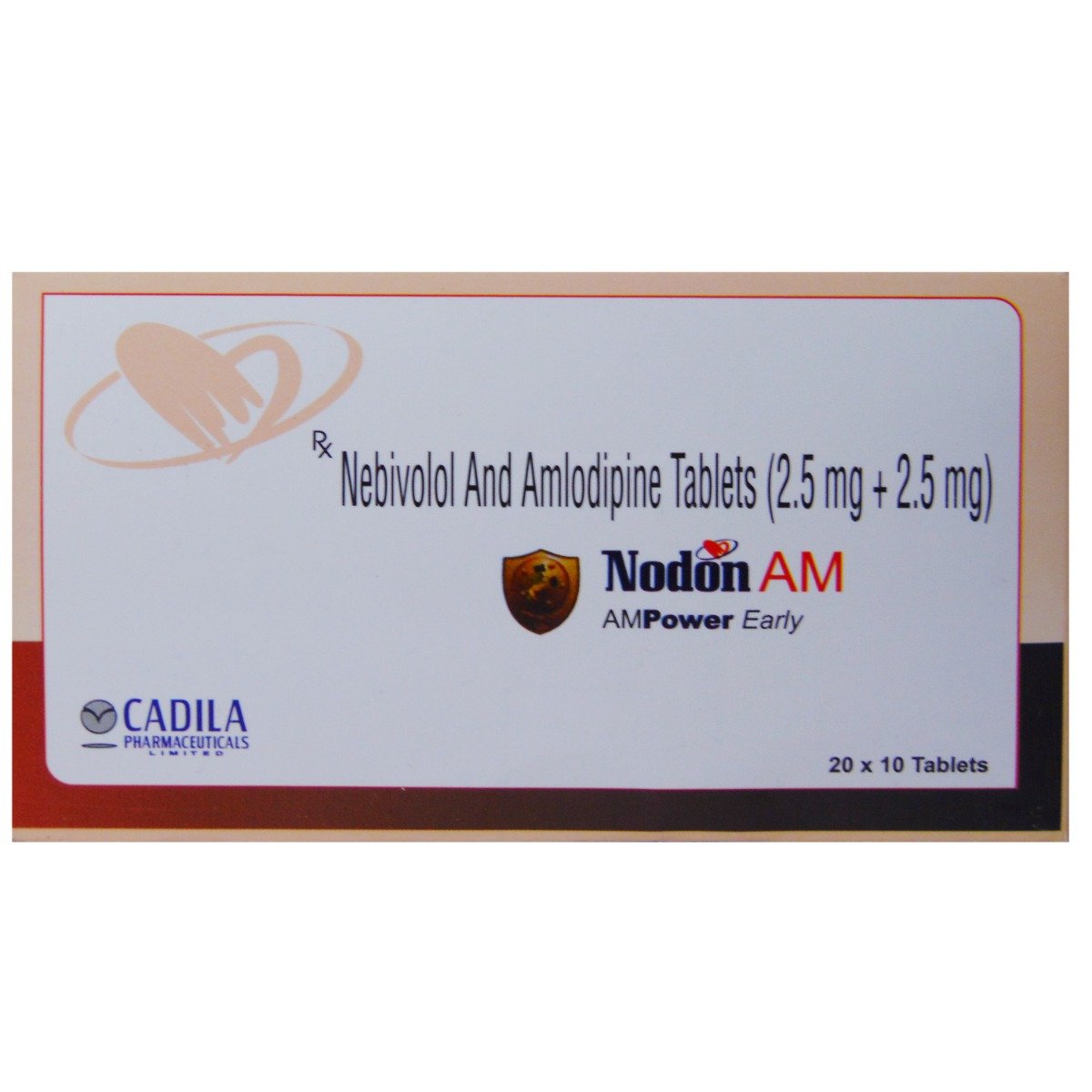 Nodon AM 2.5mg/2.5mg Tablet 10's, Pack of 10 TABLETS Nodon AM 2.5mg/2.5mg Tablet 10's, Pack of 10 TABLETS