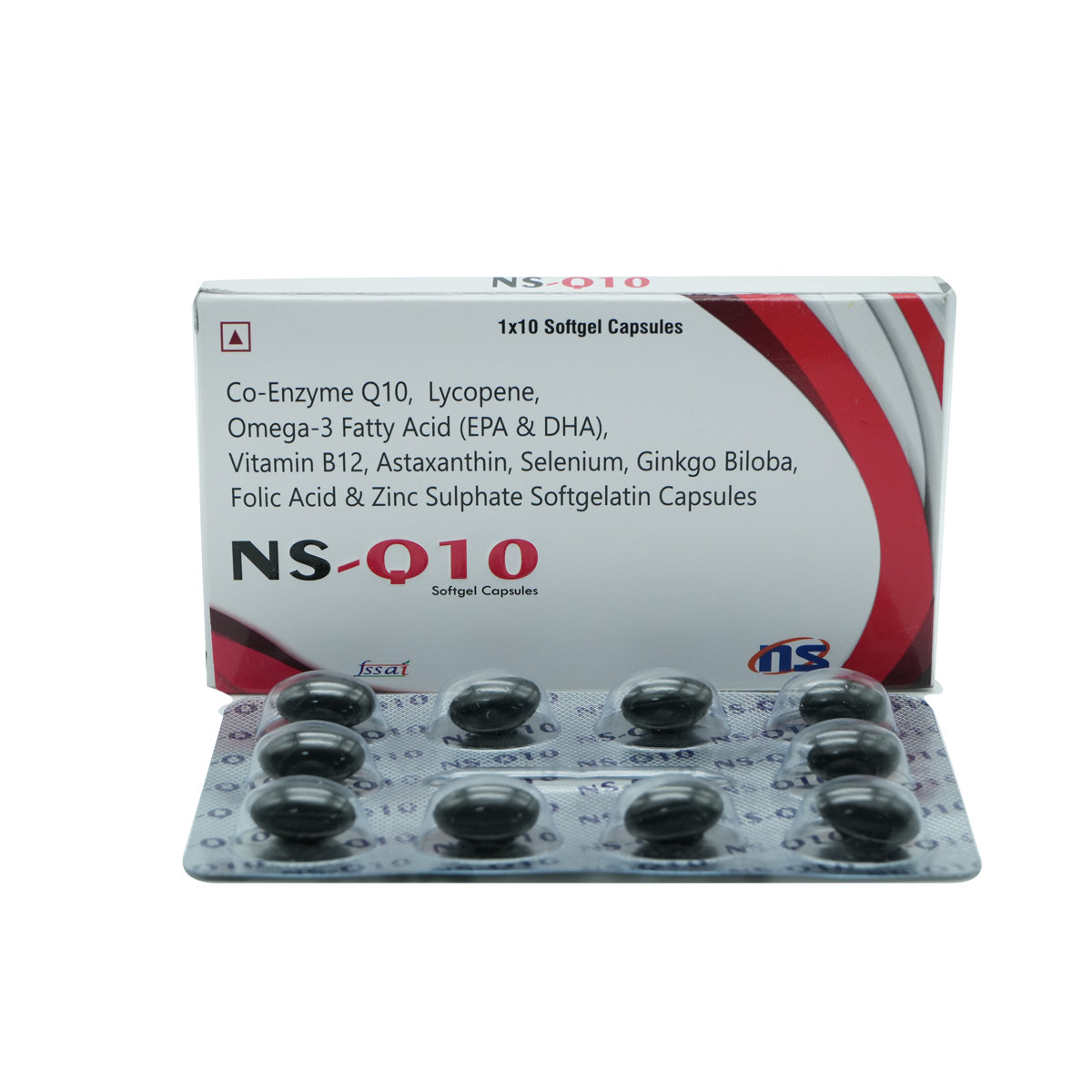 NS-Q10 Softgel Capsule 10's, Pack of 10 NS-Q10 Softgel Capsule 10's, Pack of 10
