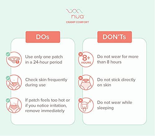 Nua Cramp Comfort Heat Patch, 3 Count, Pack of 1 Nua Cramp Comfort Heat Patch, 3 Count, Pack of 1