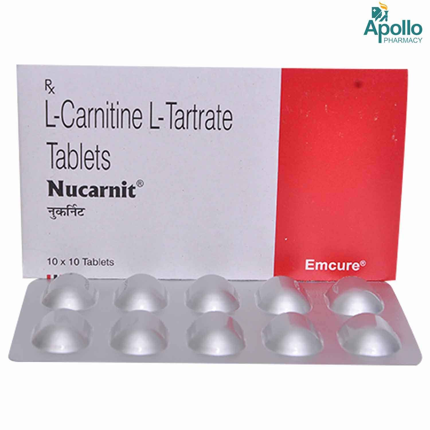 Nucarnit Tablet 10's, Pack of 10 TabletS Nucarnit Tablet 10's, Pack of 10 TabletS