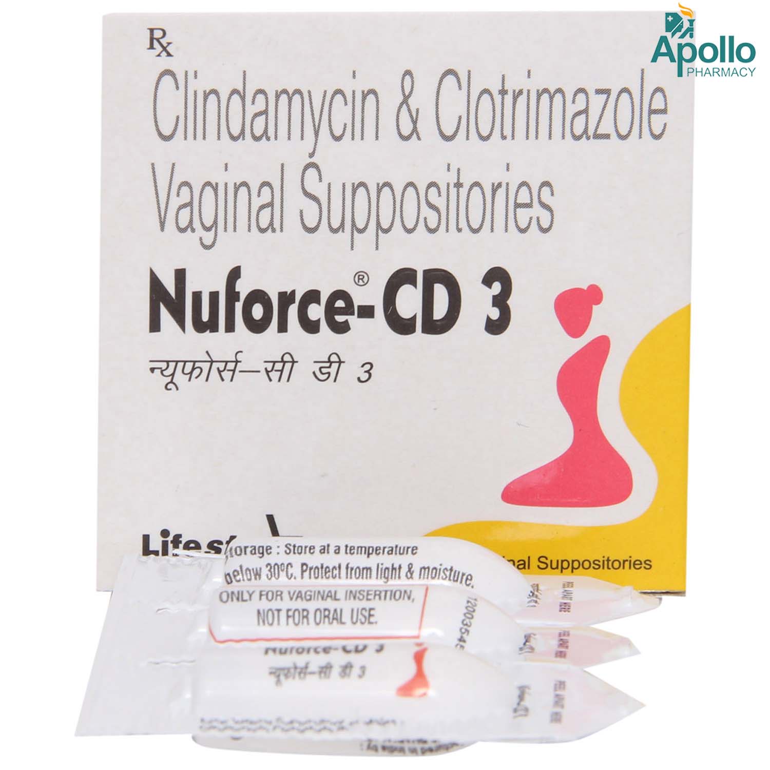 Nuforce CD 3 Vag Suppositories 3's, Pack of 3 SUPPOSITORYS Nuforce CD 3 Vag Suppositories 3's, Pack of 3 SUPPOSITORYS