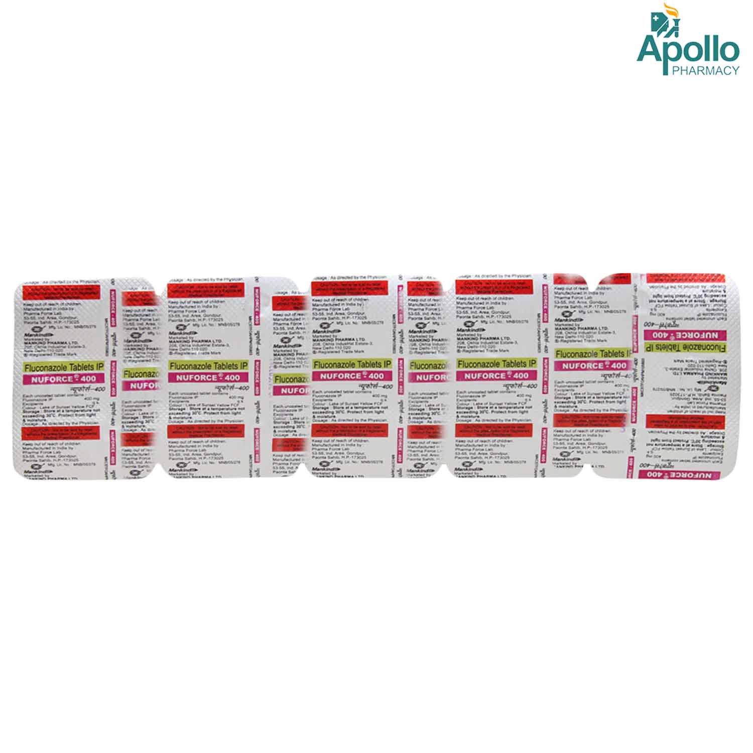 Nuforce 400 mg Tablet 1's, Pack of 1 Tablet Nuforce 400 mg Tablet 1's, Pack of 1 Tablet