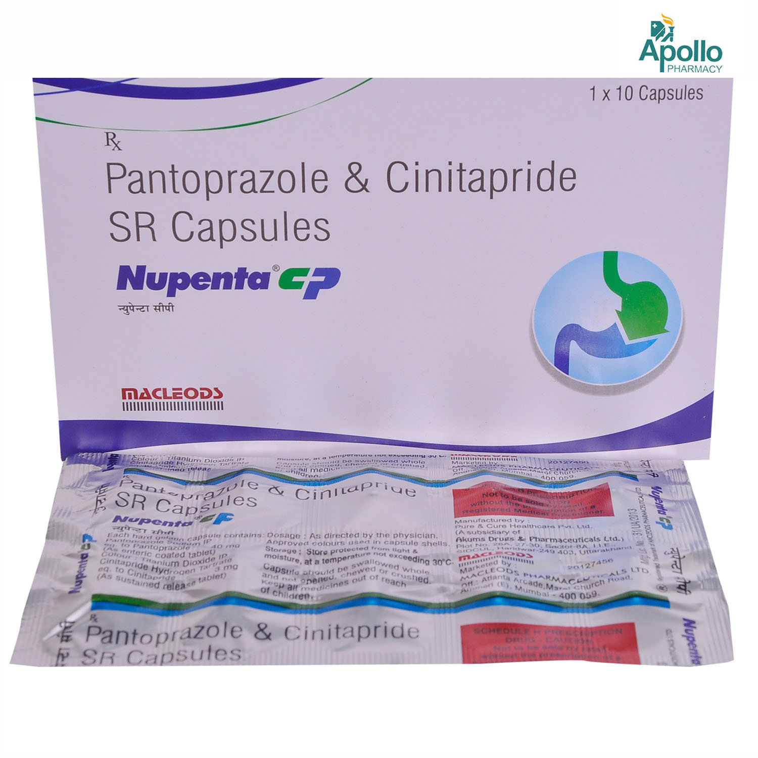 Nupenta CP Capsule 10's, Pack of 10 CAPSULES Nupenta CP Capsule 10's, Pack of 10 CAPSULES