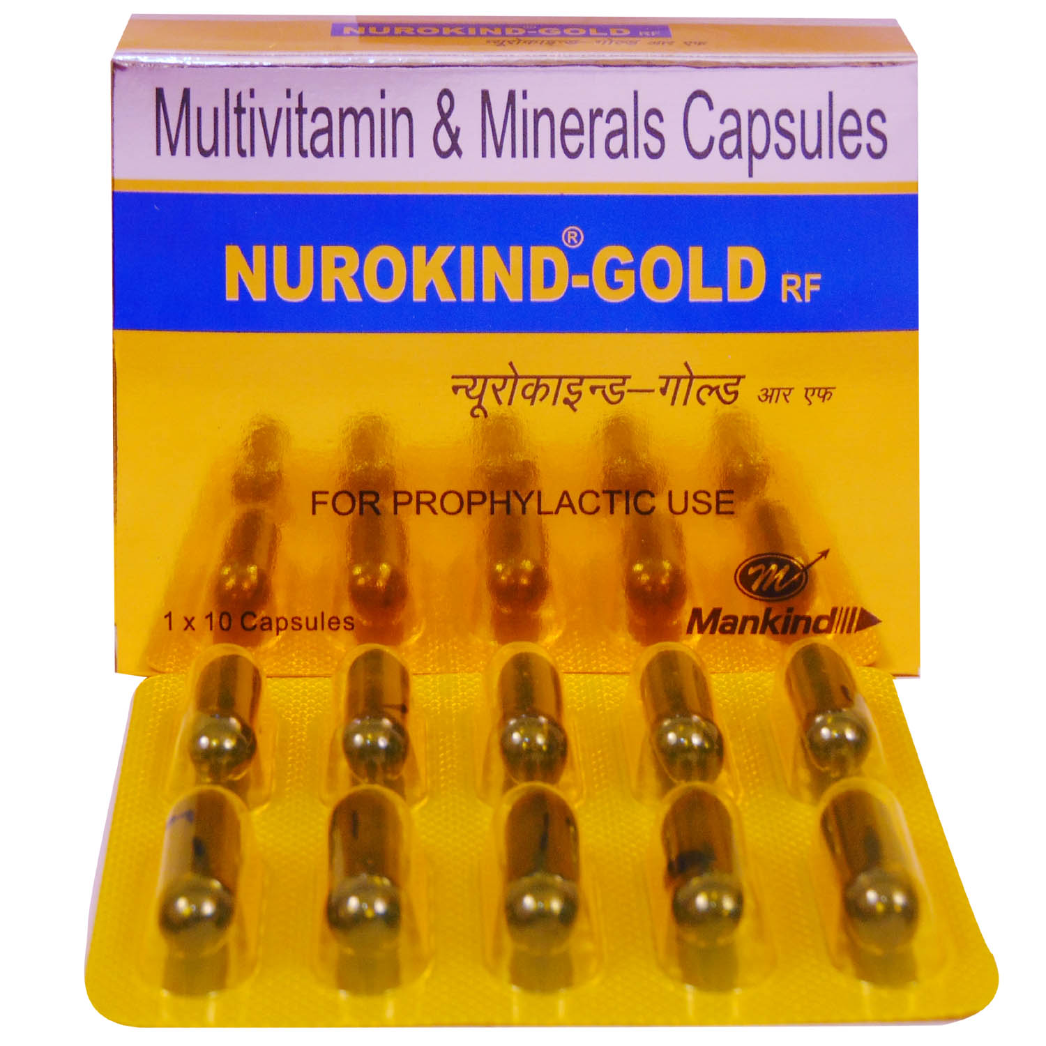 Nurokind-Gold RF Capsule 10'S, Pack of 10 Nurokind-Gold RF Capsule 10'S, Pack of 10