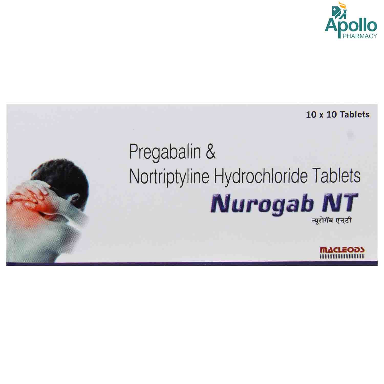 Nurogab NT Tablet 10's, Pack of 10 Nurogab NT Tablet 10's, Pack of 10